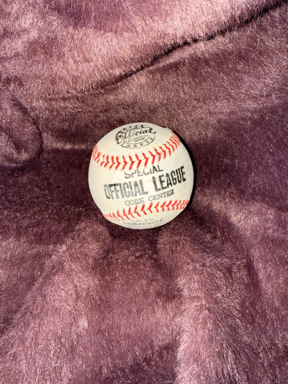 Vintage White & Red Baseball - Vintage